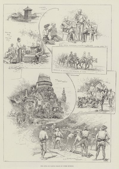La Policía Civil o Nativa de Alta Birmania de Henry Charles Seppings Wright